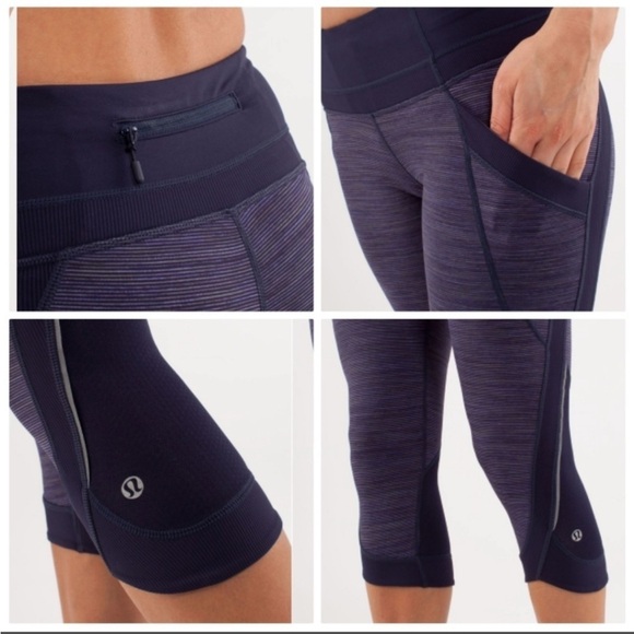 Lululemon Run Chase Me Crop - Picture 2 of 13